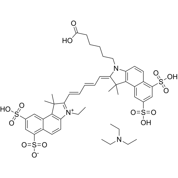 Cy5.5 TEA (Sulfo-Cyanine5.5 TEA)